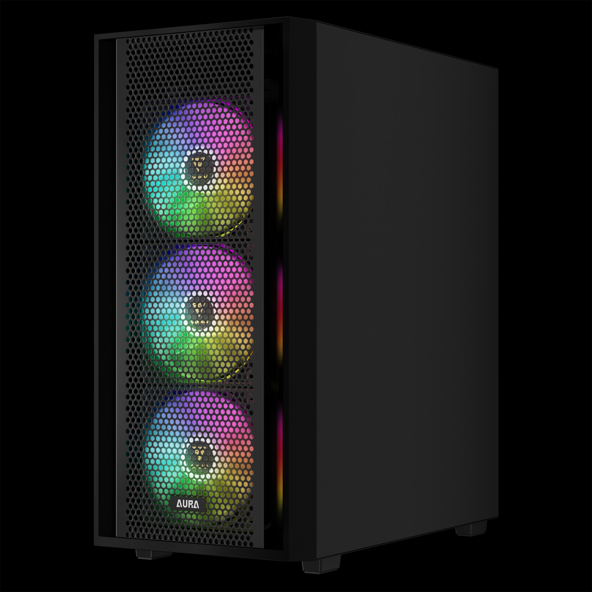GAMDIAS AURA GC2 ELITE ARGB Mid Tower Gaming Case - Black GAMDIAS AURA GC2 ELITE ARGB Mid Tower Gaming Case - Black